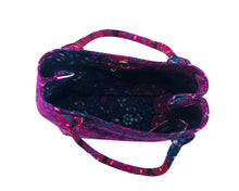 Top view of Purple Mandala Shoulder Bag Cotton Handbag by Idaman Suri
