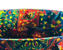 Inner Pockets of Multicoloured Mandala Shoulder Bag Cotton Handbag by Idaman Suri
