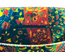 Inner Zip of Multicoloured Mandala Shoulder Bag Cotton Handbag by Idaman Suri