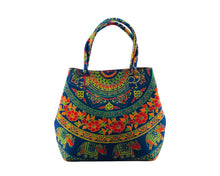 Multicoloured Mandala Cotton Handbag by Idaman Suri