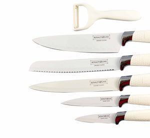 Royalty Line 6pcs Ceramic Knife Set