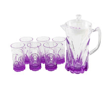 Cassis Acrylic 7pc Jug Set