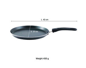 Black Non-Stick Crepe Pan 25cm