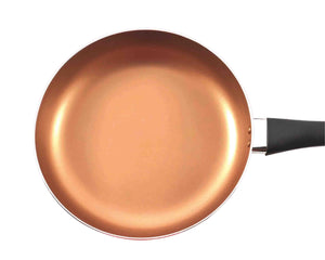 Copper Non-Stick Frying Pan 24cm Handle by Idaman Suri
