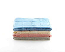 Folded Beige Cotton Towel by Idaman Suri