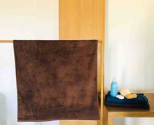 Opened Brown Cotton Towel by Idaman Suri