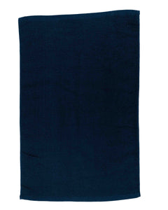Opened Dark Blue Cotton Towel by Idaman Suri
