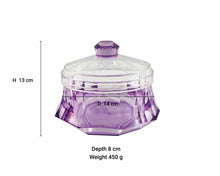 Acrylic Purple Candy Jar