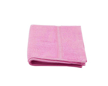 Folded Pink Cotton Towel by Idaman Suri