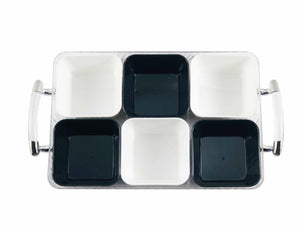 Acrylic Snack Tray with Handles