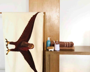 Opened Eagle Cotton Towel by Idaman Suri