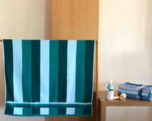 Opened Striped Cotton Towel by Idaman Suri
