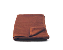 Folded Brown Cotton Towel by Idaman Suri