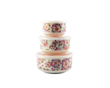 Floral Ceramic Container Set