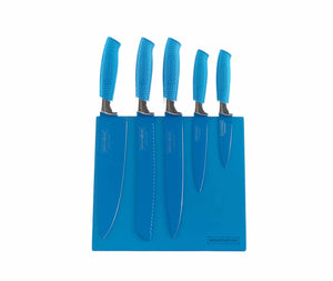 Blue Royalty Line 6pcs Precision Cooking Knives